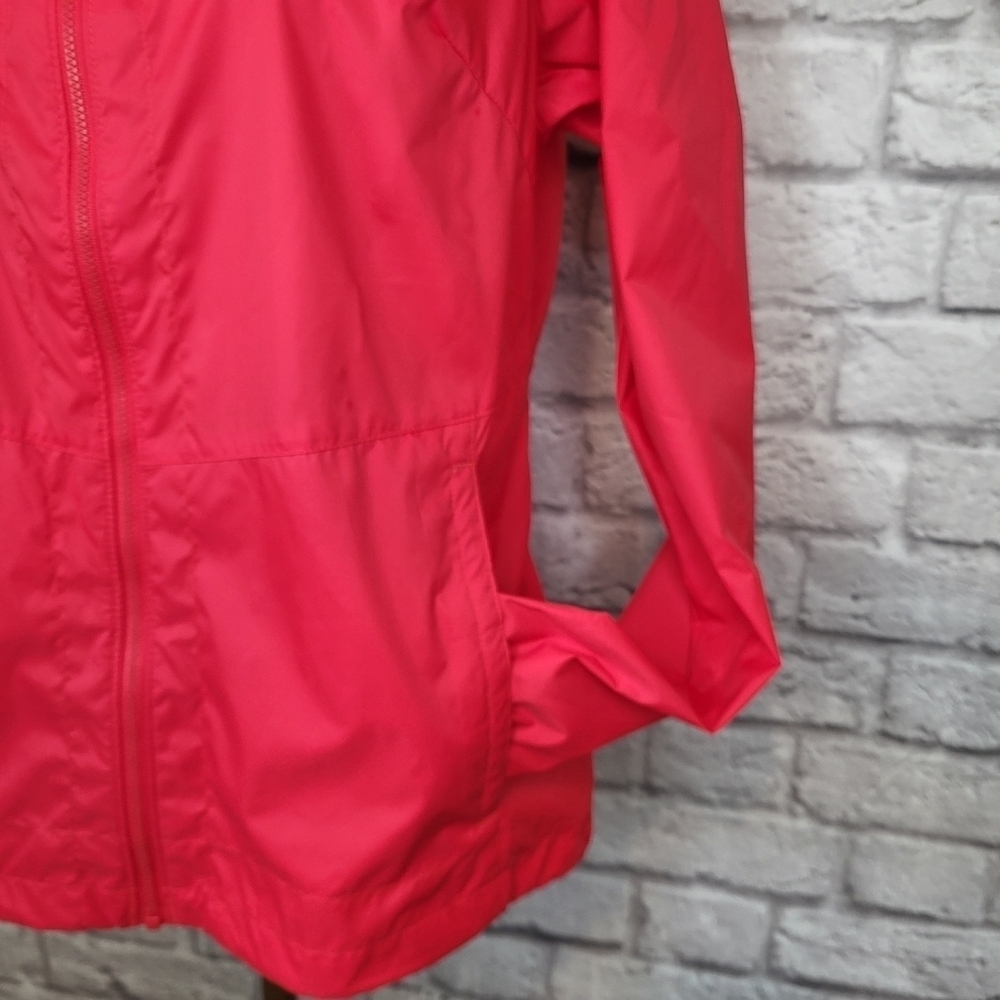 Columbia Jacket Switchback Red Lightweight Windbreaker HoodWater Repellent Sz M - Picture 5 of 12